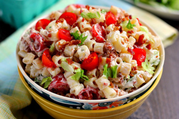Bacon Ranch Pasta Salad Recipe