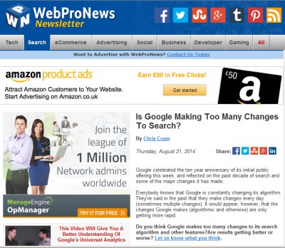 Northern Living - Is Web Pro News – The website owners friend, or an online tabloid?